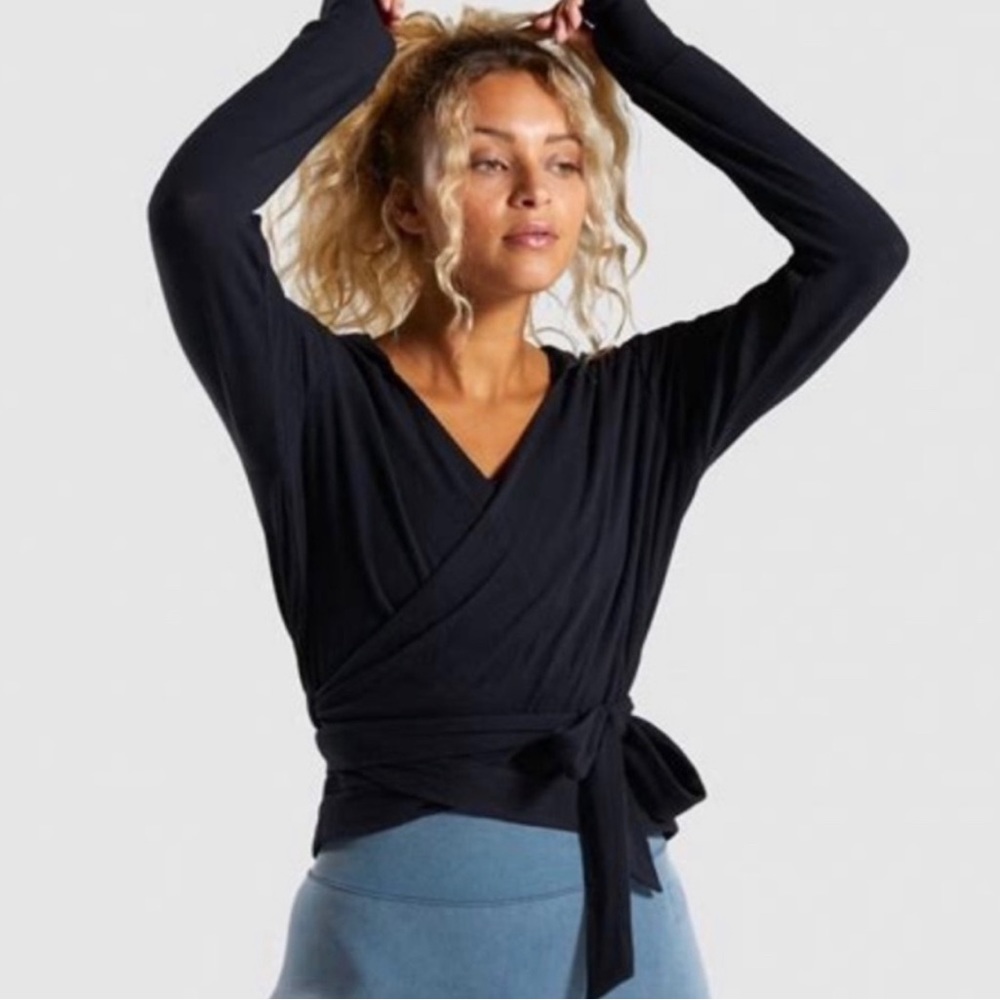 Gymshark Studio wrap sweater
